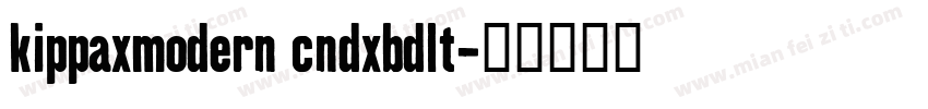 kippaxmodern cndxbdlt字体转换